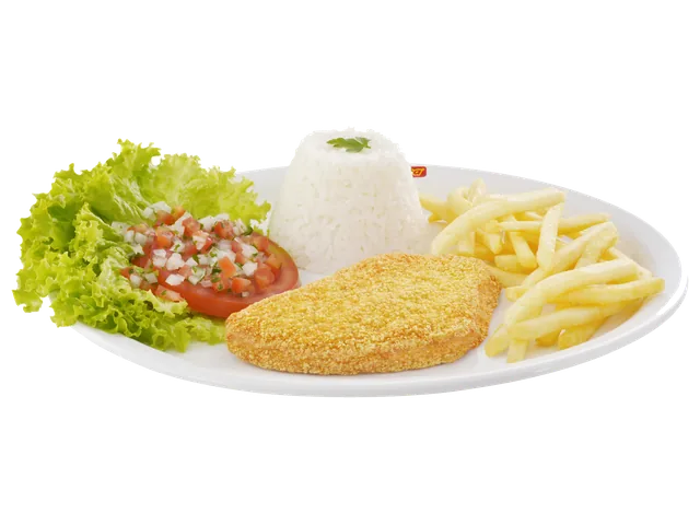Steak Supremo Milanesa, prato completo com acompanhamentos